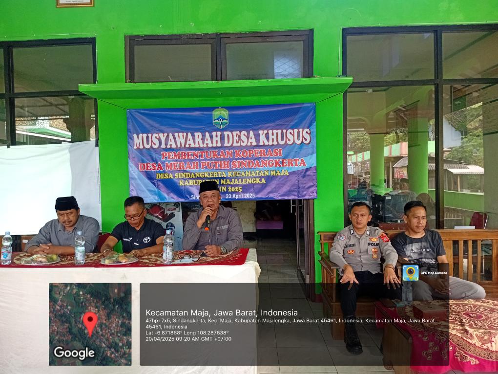 *Koperasi Merah Putih Desa Sindangkerta Diresmikan, Wujudkan Ekonomi Berbasis Masyarakat*